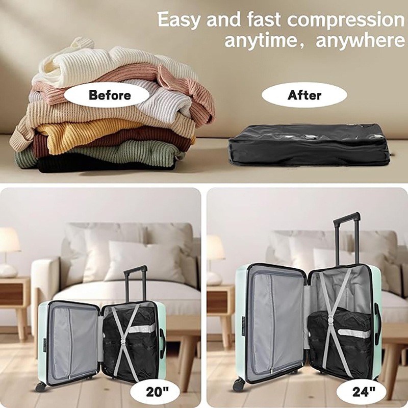 Travel Multi-purpose Luggage Bag TPU Vacuum Compression Bag Camping Waterproof And Moisture-proof Clothing Storage Bag Airtight Bag 6