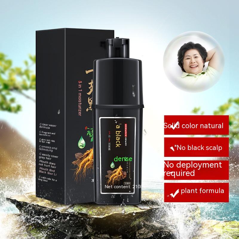 White Wash Black Hair Color Cream Natural Plant Hair Color Tint