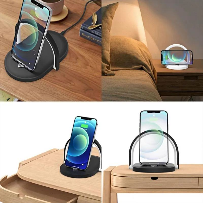 3 In 1 Foldable Wireless Charger Night