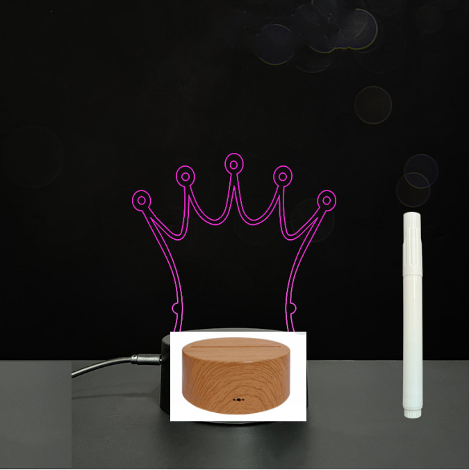 3D Acrylic Board Handwriting Message Board LED Light - Image 55