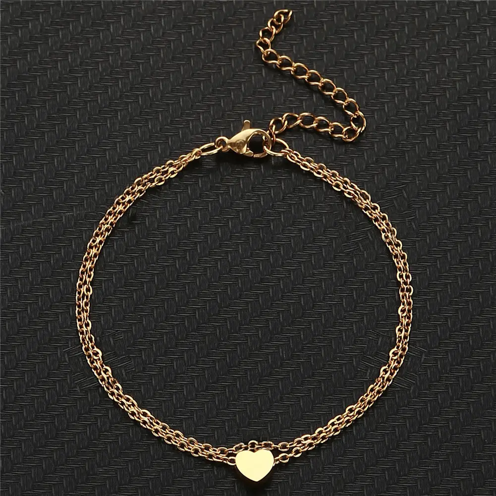 Korean Version Of The Net Red Temperament Ins Style Simple Sequin Chain Anklet