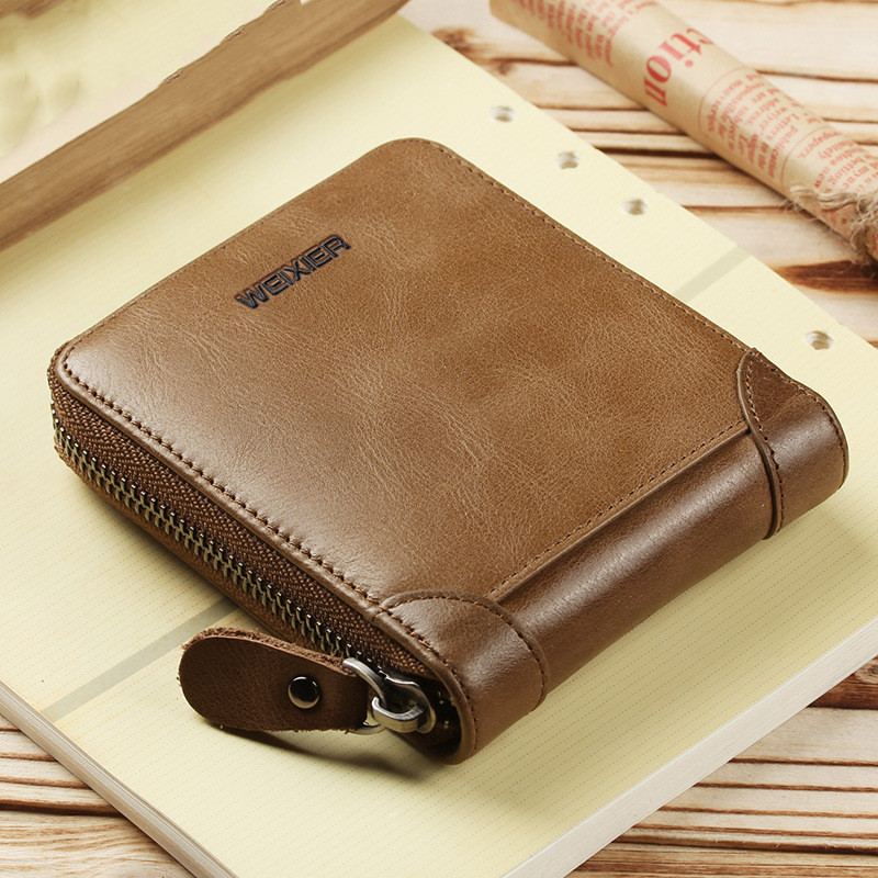 Retro Men's Horizontal Multifunctional Card Holder