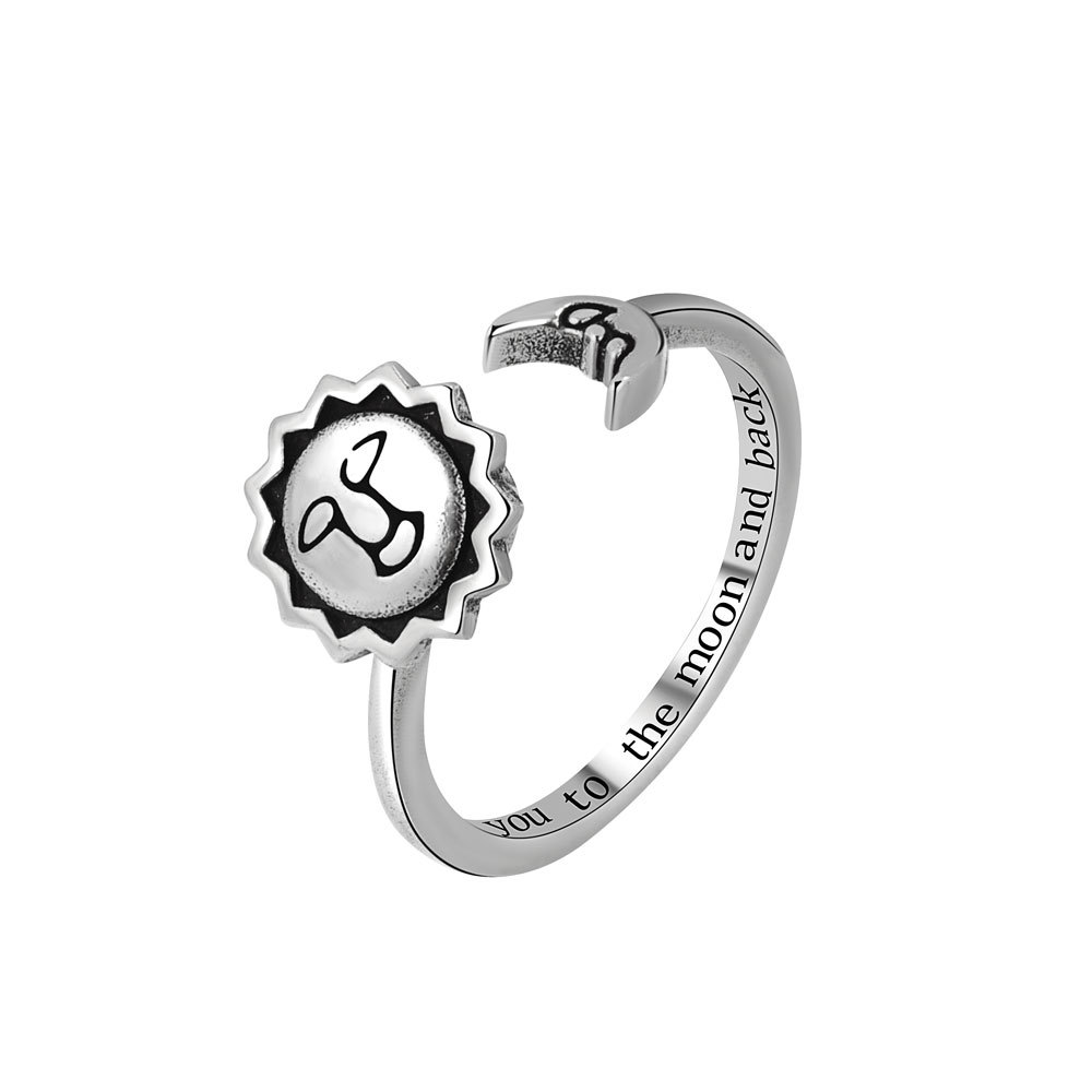 Spinning Sun Moon XINGX Ring Adjustable