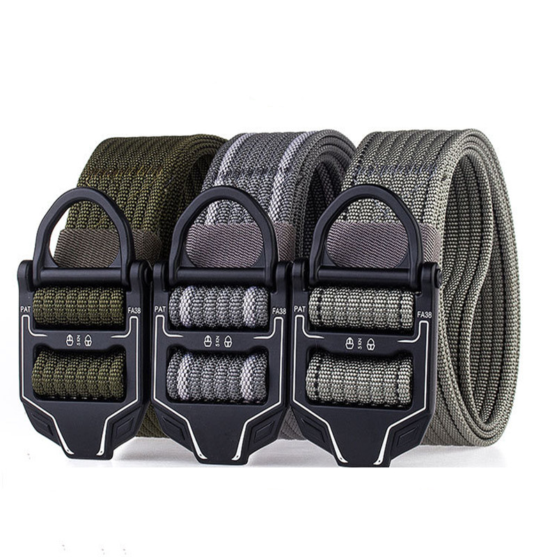 New Military Fan Outdoor Tactics Belt Men's Multi-functional Waist Seal Training Nylon Canvas Special Forces Belt