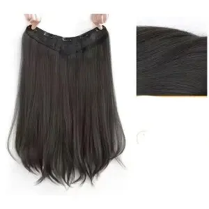 Hair Increment, Traceless, Micro Curly Wig, Female Brown Black - Shop at LoveMi