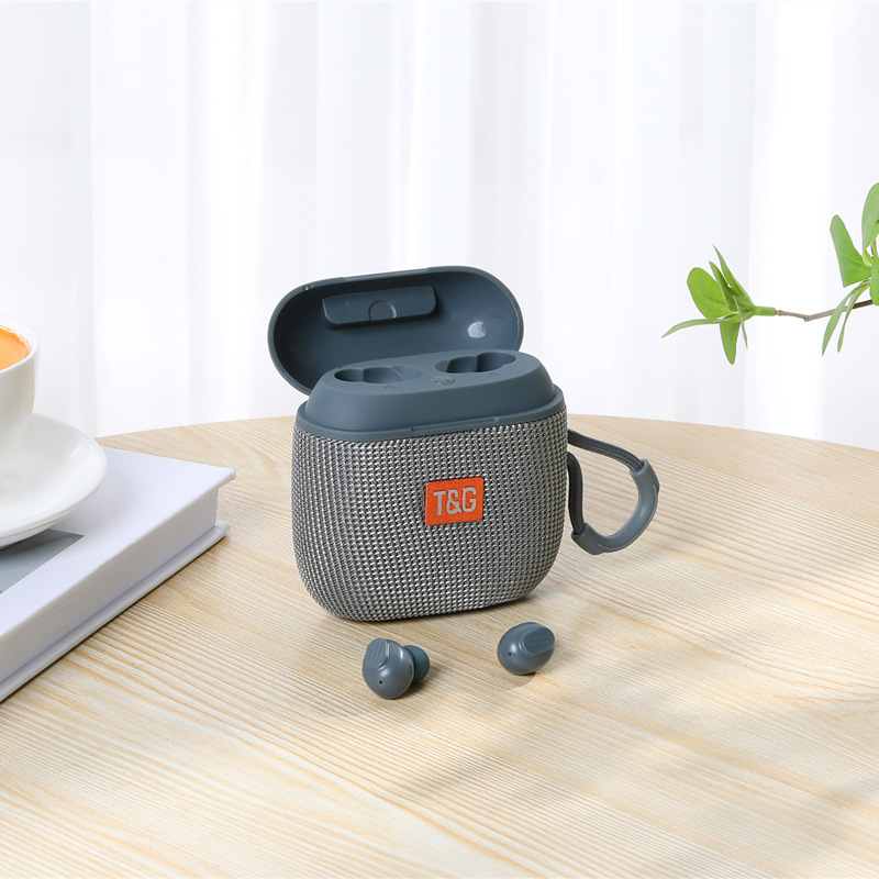 Portable Dual Stereo Bluetooth Earphone Speaker Two-in-one - Image 4