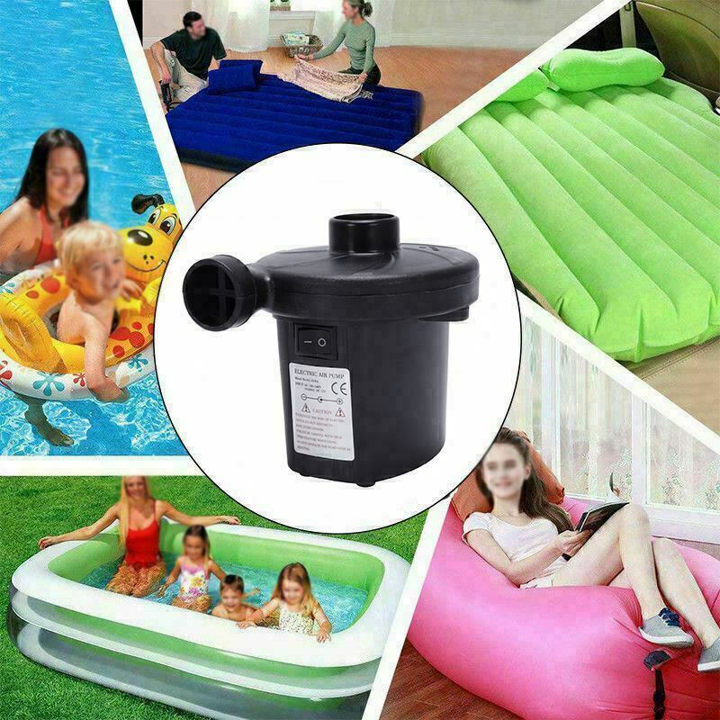 ELECTRIC AIR PUMP INFLATOR FOR INFLATABLES CAMPING BED MATTRESS SWIMMING POOL — foto 9
