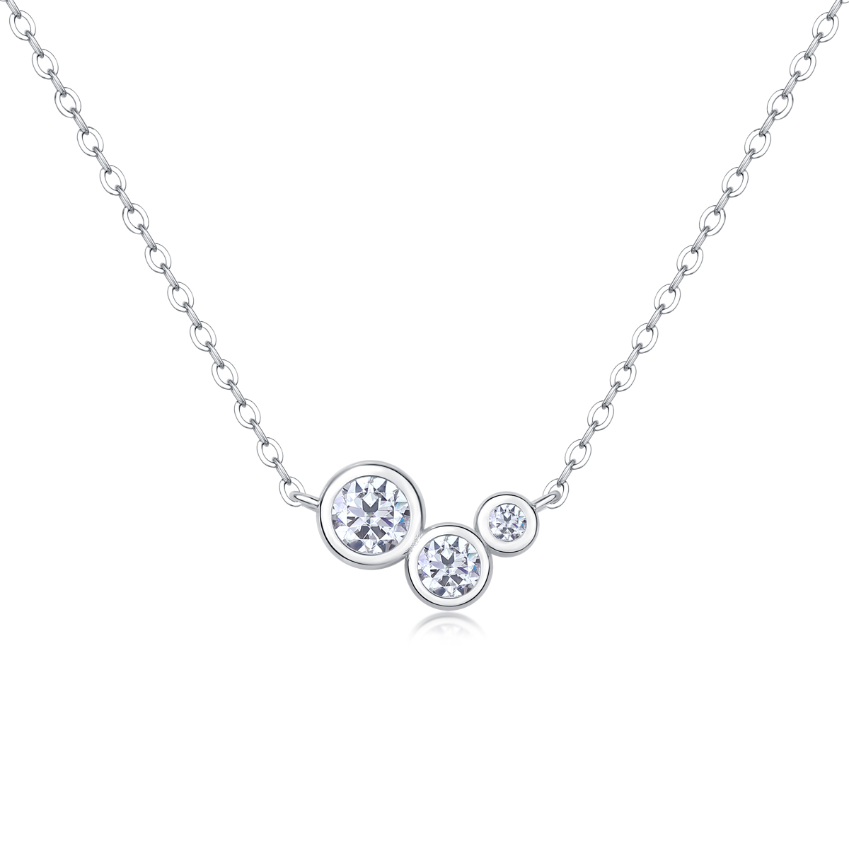1White Dew - A Fashionable And Luxurious Diamond Jewelry Pendant Set With Moissanite S925 Sterling Silver Prohibit TikTok sales