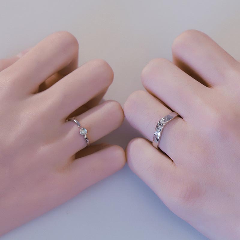 Small Design Jianjia Bailu Lovers' Ring — foto 4