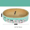 Oval Cat Family 52Cm