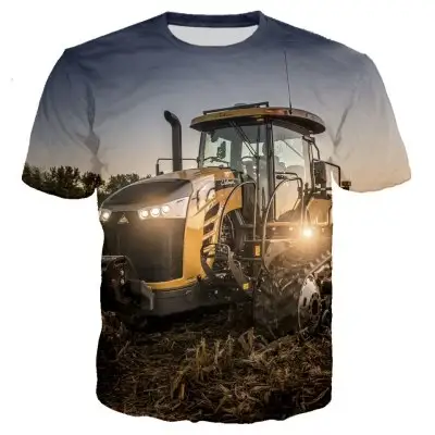 Fashion Slim 3D Printed T-shirt Short Sleeve