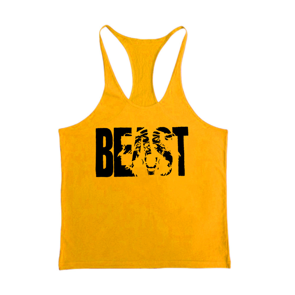 Title 7, Fitness tanktop met sportprint voor heren