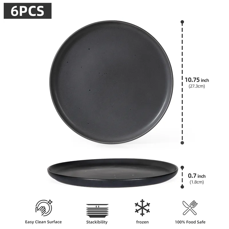 Steak Plate Western Food Vegetable Set Of 6 For Cereal