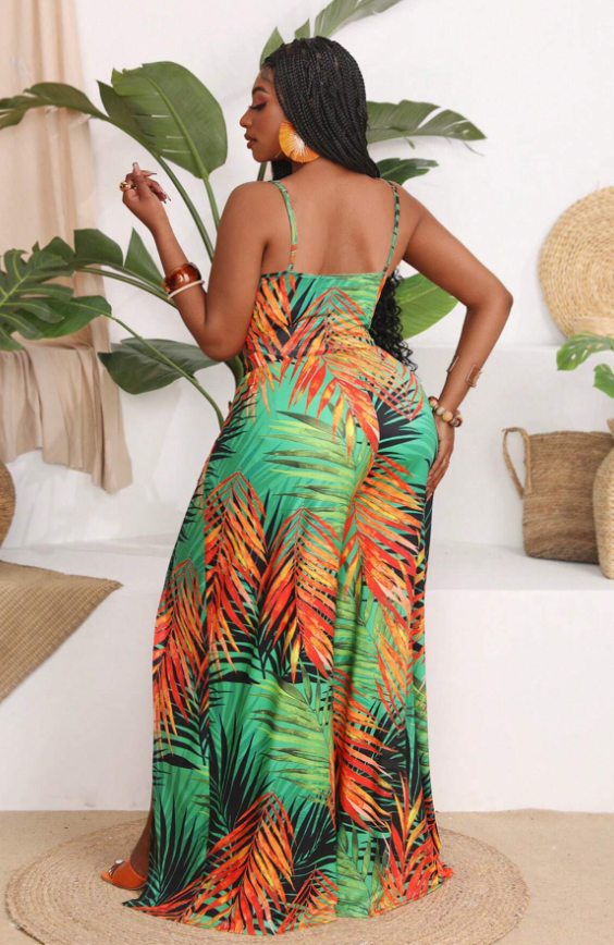 Plus Size Vacation Print Short Sets — foto 5