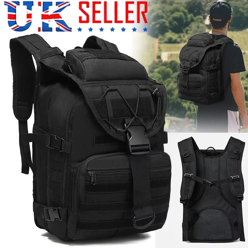 39L Strong Military Tactical Army Backpack Rucksack Camping Hiking Trekking Bag