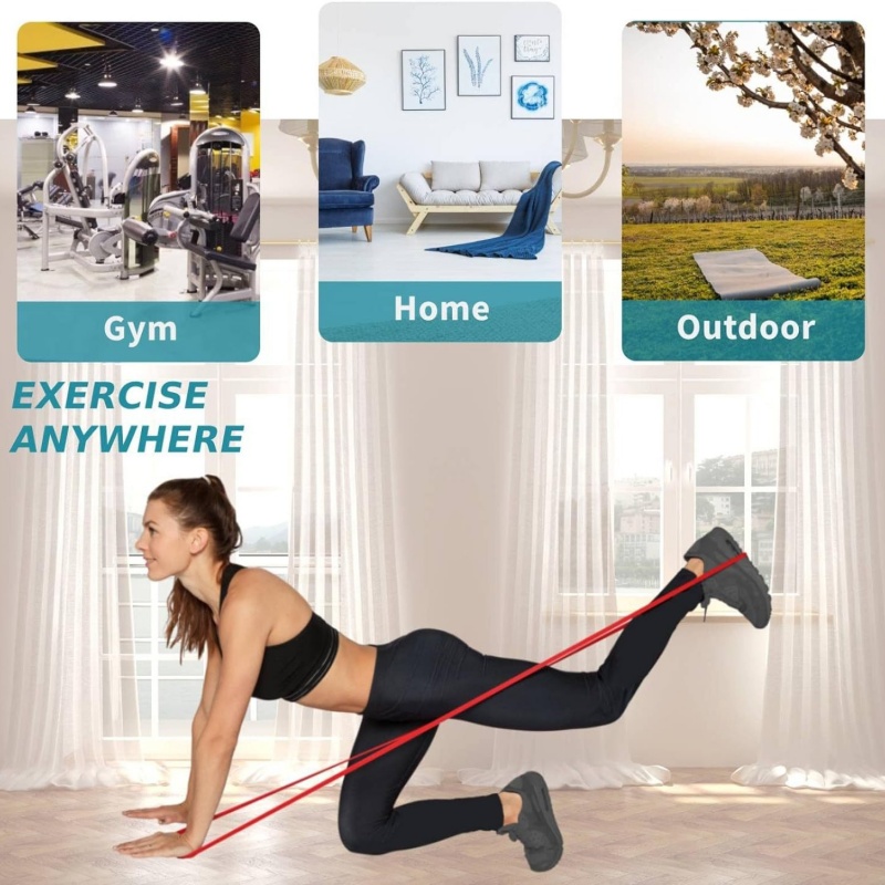 Resistance Bands Heavy Duty Set Gym Exercise Assisted Pull Up Fitness Workout 3