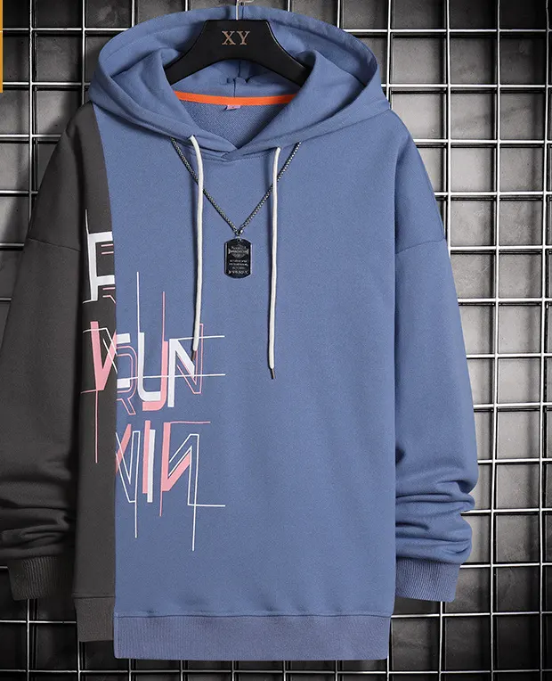 Hip Hop Alphabet Korean Hoodie Man