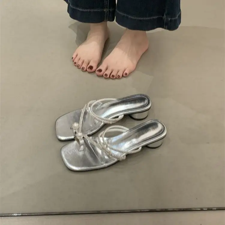 Women's Toe Loop Slippers Summer Outdoor Wear