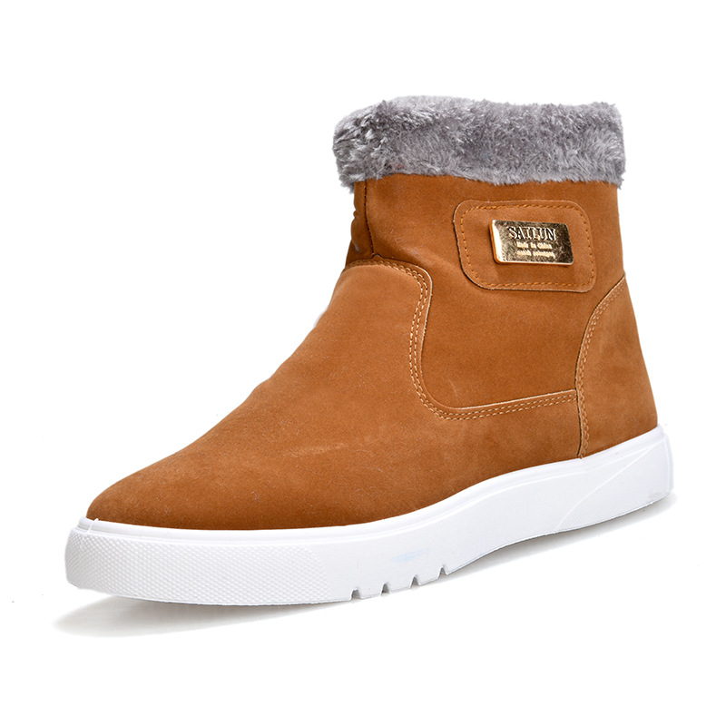 Title 5, Botas de neve de inverno masculinas, cano curto...