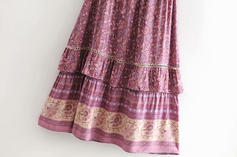 Blue Boho Style Dress