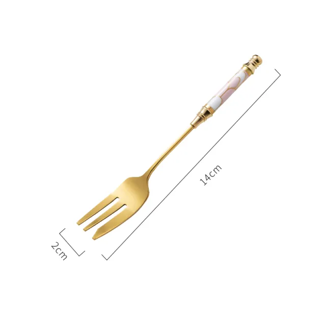 Stainless Steel Dessert Fork Cute Cake I - Shop at LoveMi