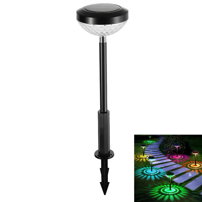 Outdoor Solar Lawn Projection Water Droplets Colorfully