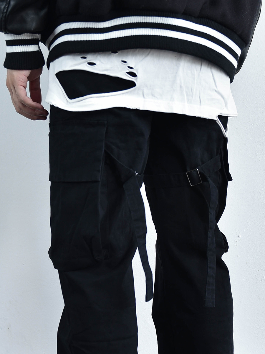Casual Trousers Vibe Straight Loose Autumn And Winter Ins Wind Overalls Men's