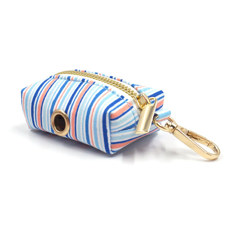Striped Print Pet Chest And Back Leash Bow Trash Bag Set Garbage Bag - Shop at LoveMi