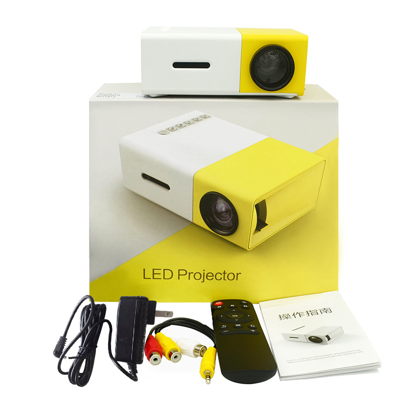 Portable Projector 3D Hd Led Home Theater Cinema HDMI-compatible Usb Audio Projector Yg300 Mini Projector - Image 11