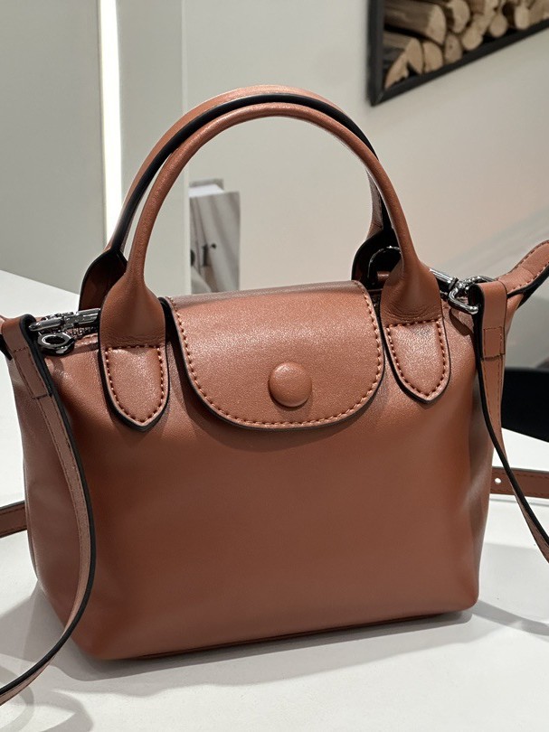 Sac à raviolis en cuir véritable pour femmes – Image 6