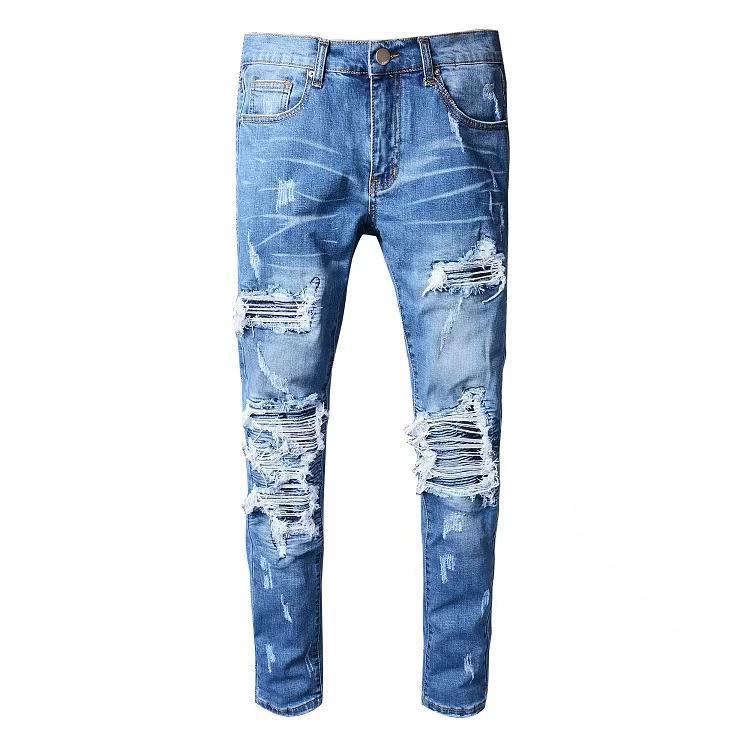 Title 4, Heren Slim Fit Jeans Europese Stijl Slanke Pasv...