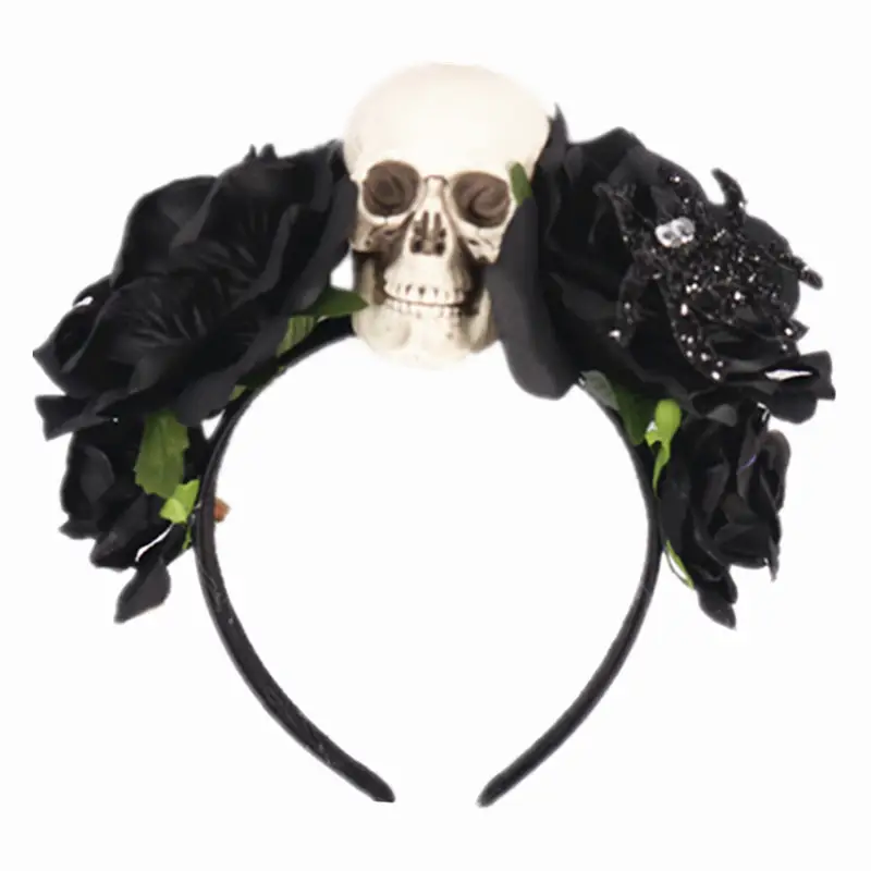 Wreath Skull Hair Hoop Headdress Dance Party Show Headband