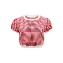 Strawberry Check Vest