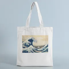 Canvas Tote Bag Pattern Environment-friendly Shopping Large Capacity - 7 Style - View 1