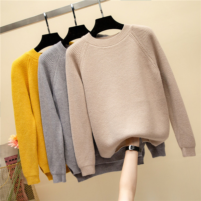 Title 10, Korean Style Loose Solid Color Base Shirt All M...