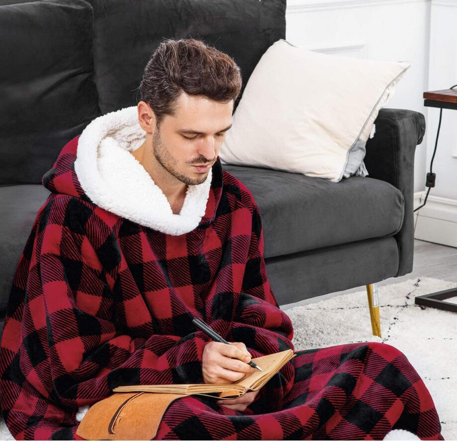 Title 3, Winter TV Hoodie Blanket Winter Warm Home Cloth...