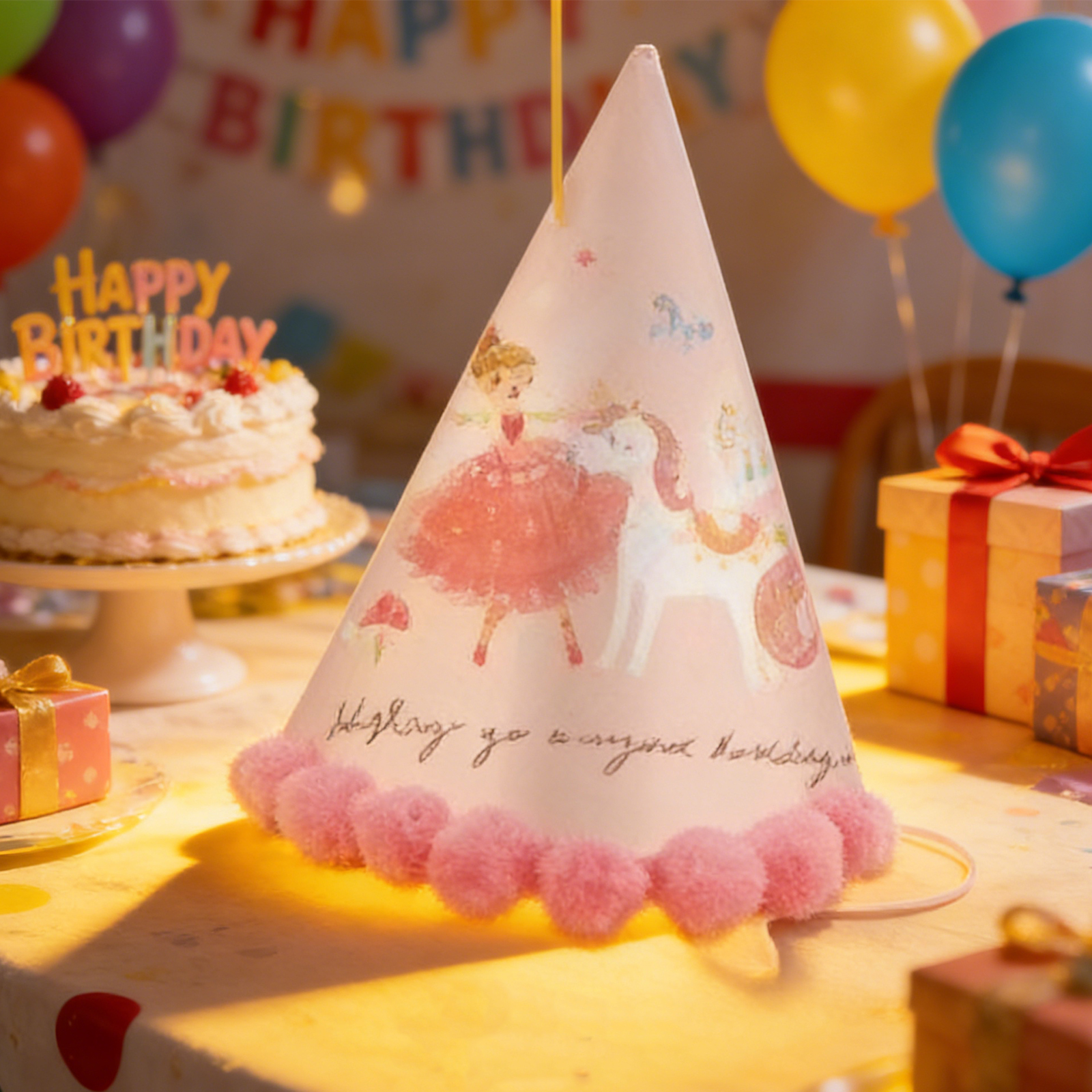 Cartoon Party Hat 6pcs-4905 - Home & Kitchen