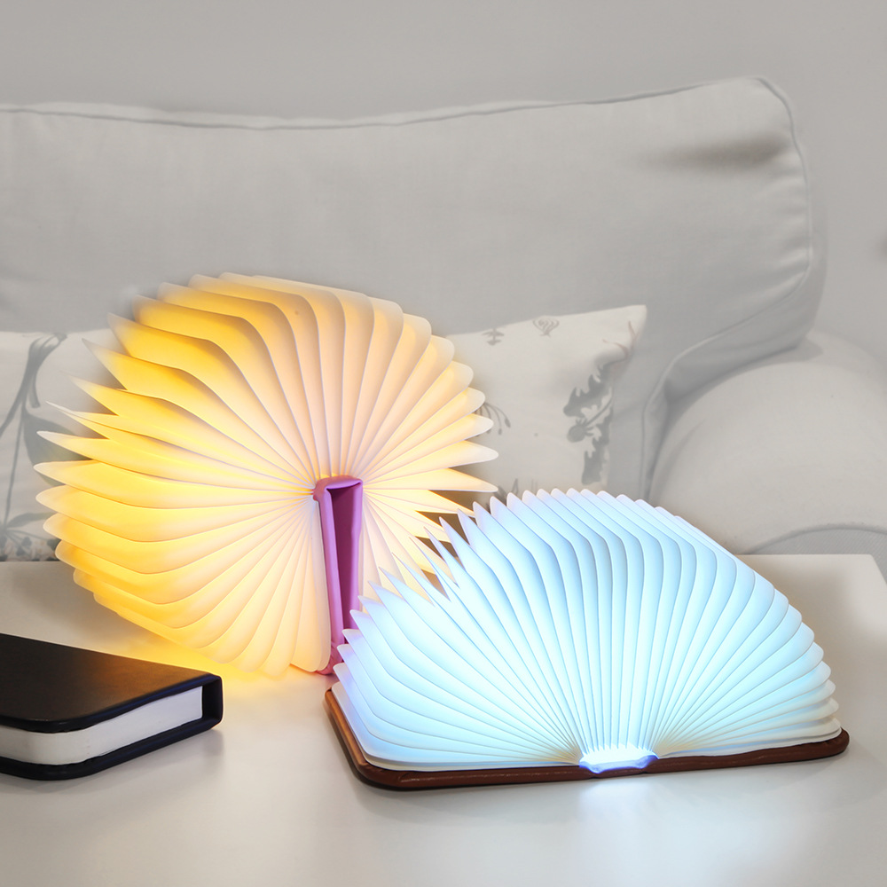 Title 5, Led Mini Folding Table Lamp Creative Book