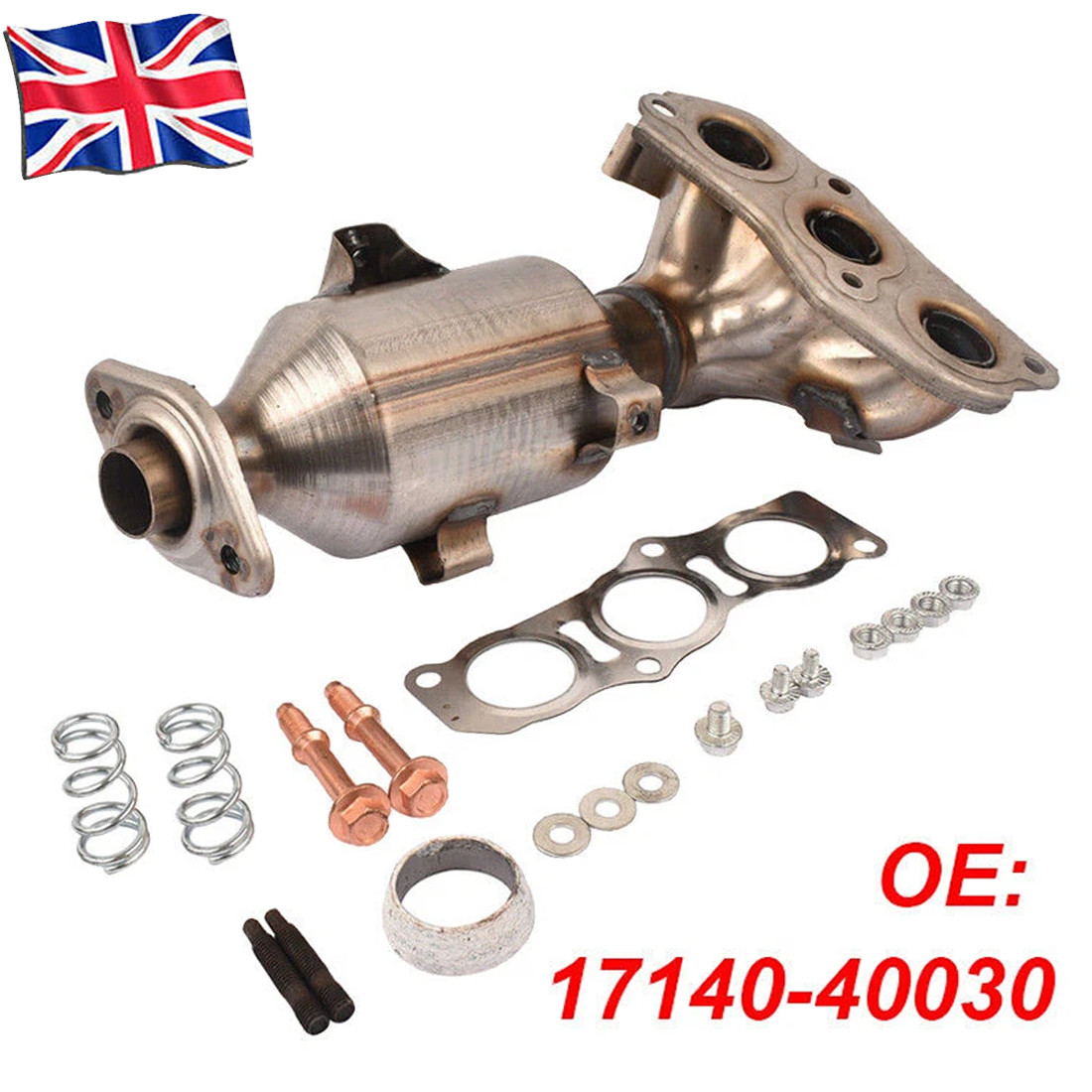 Catalytic Converter With Gasket Kit 0342L5 0342.K8 For Peugeot 107 T Oyota Aygo