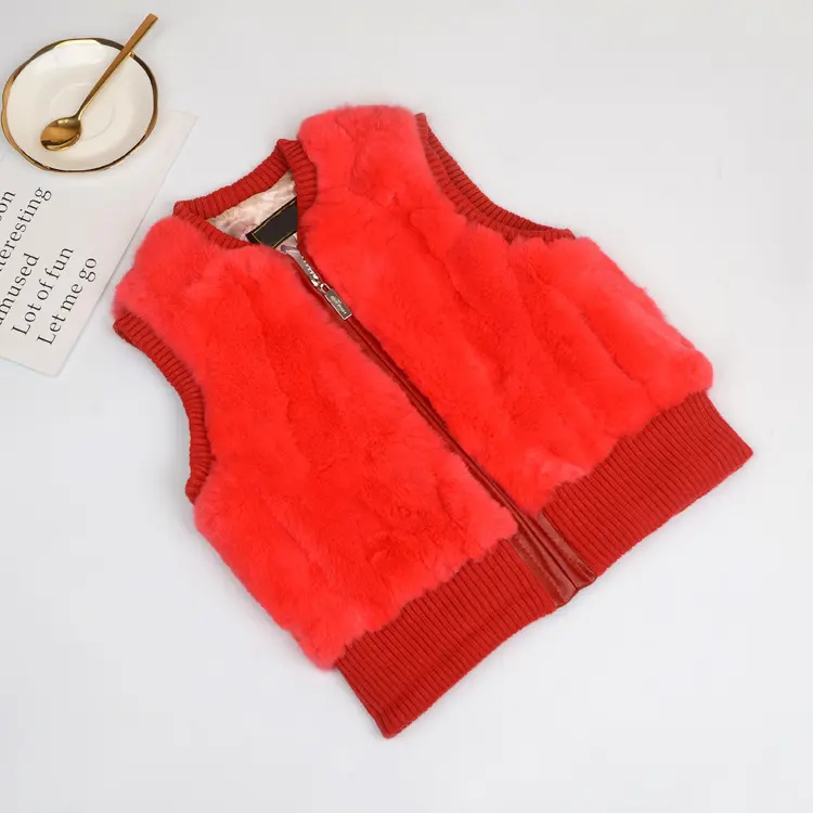 Fur Vest Warm Autumn and Winter Fur Coat