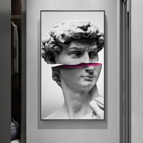 Sculpture Canvas Art Posters and Paintings