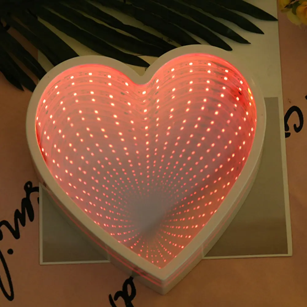 Space-time Tunnel Heart-shaped Decorative Lantern Room Layout