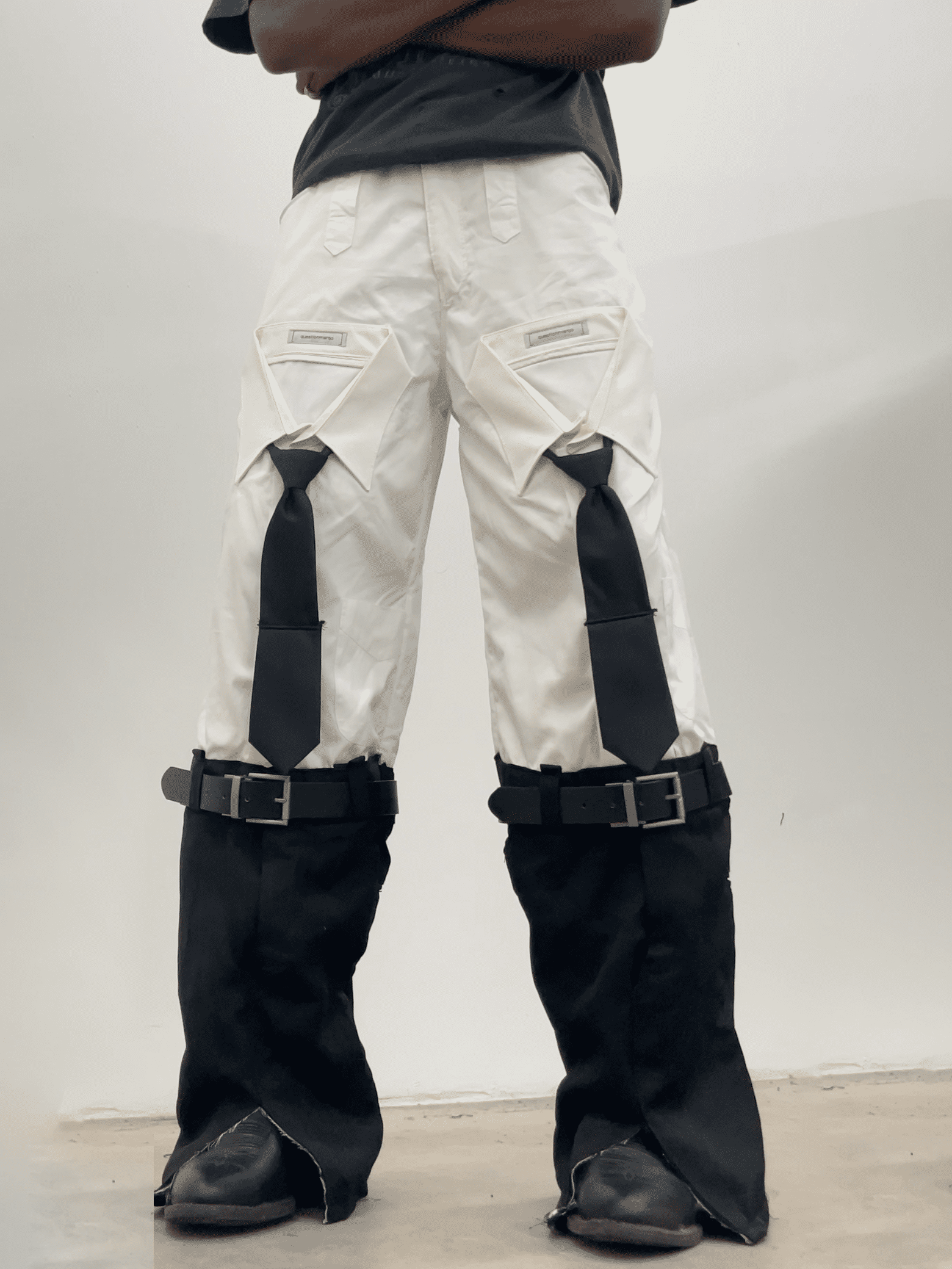 White Shirt Design Pants