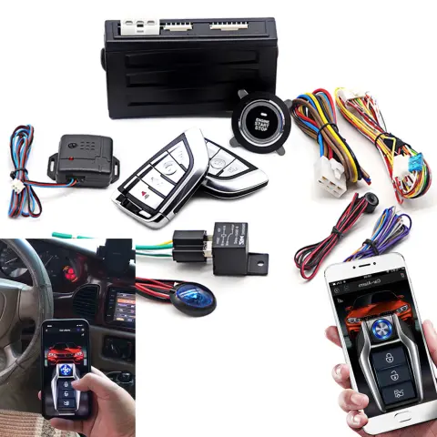 One-key Remote Start Car Alarm Universal Mobile Phone APP