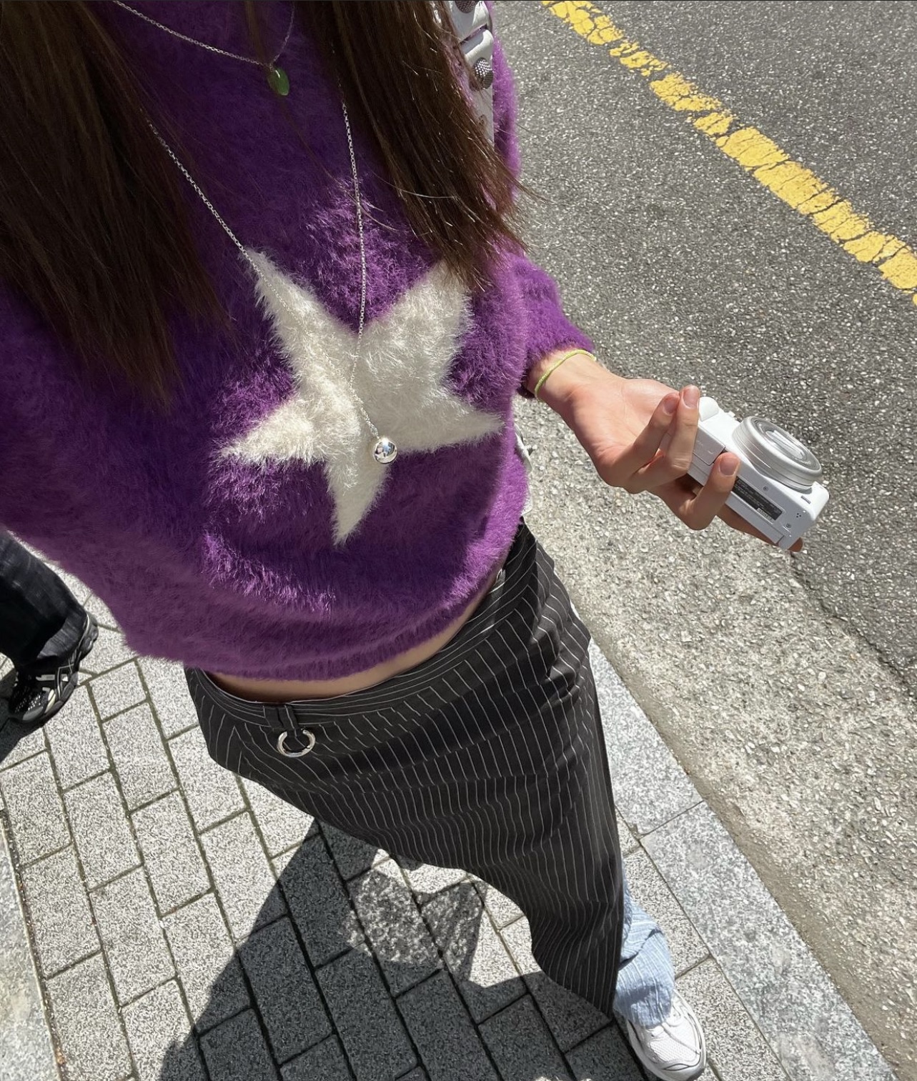 Personalized Plush Five-star Knitting Loose Sweater