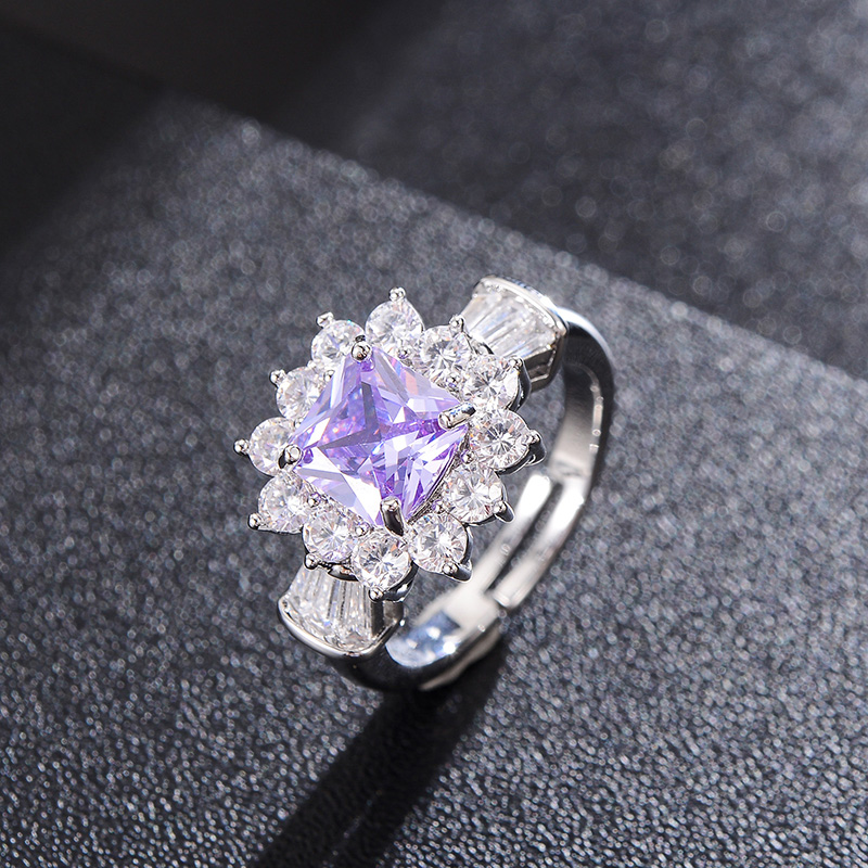 Amazon Zircon Ring, Ladies, Retro Style  Ring