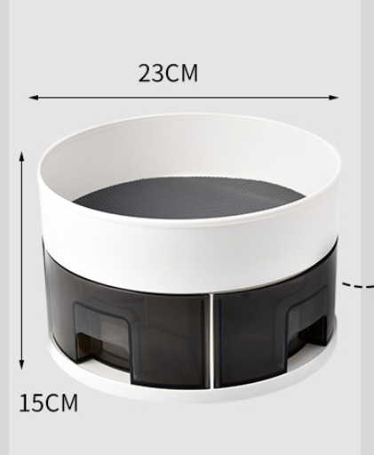 Title 1, Rotating Multifunctional Storage Box Household ...