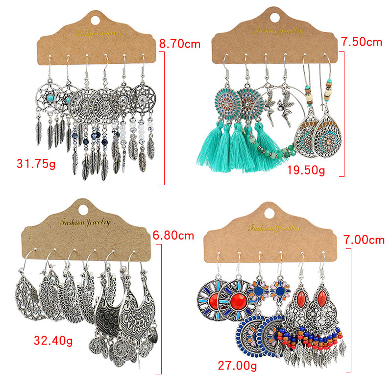 Title 2, Earrings Female Creative Drop-shaped Alloy