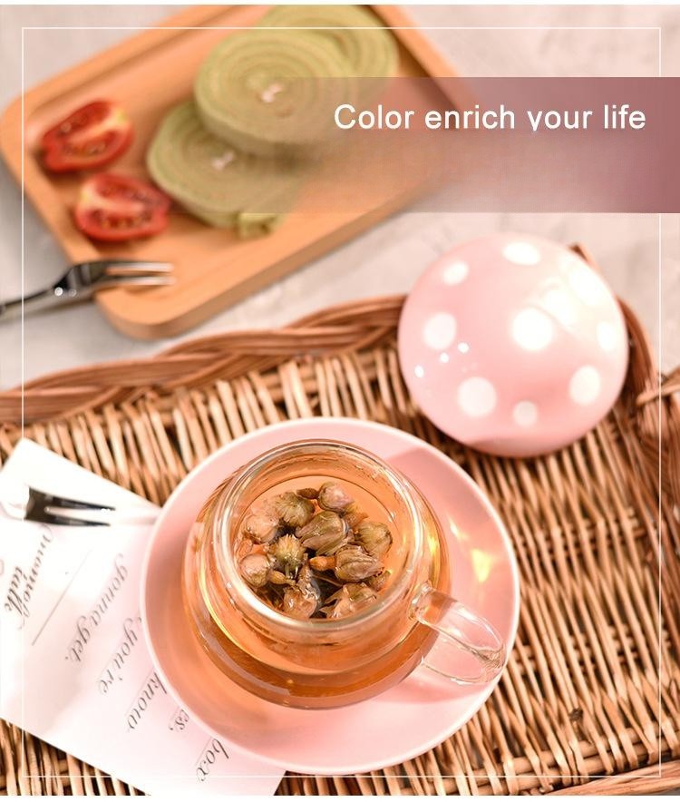 Tasse thé champignon – coloris orange
