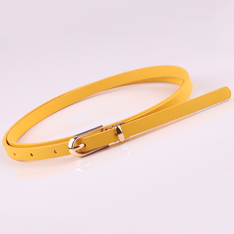 Title 2, Sweater Thin Belt Ladies All-match Pin Buckle P...